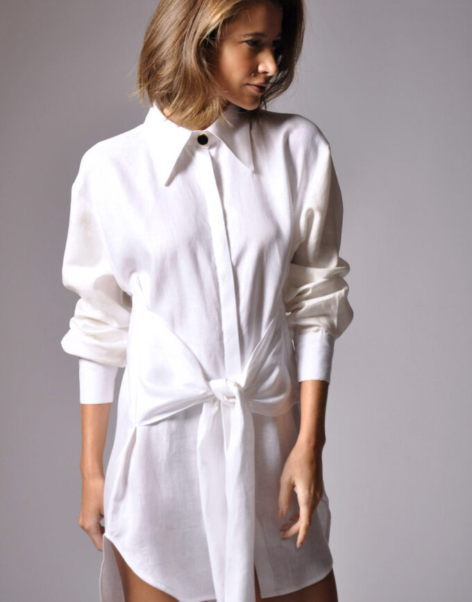 VESTIDO/CAMISA CANELA