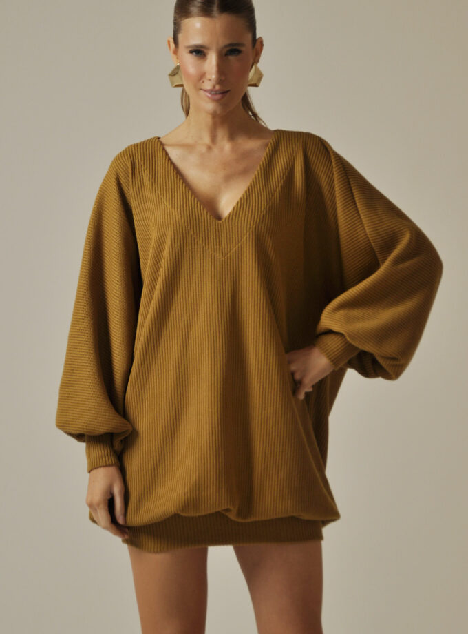 VESTIDO OCHRE