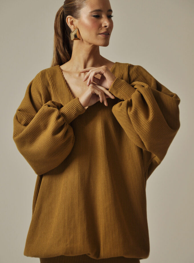 VESTIDO OCHRE
