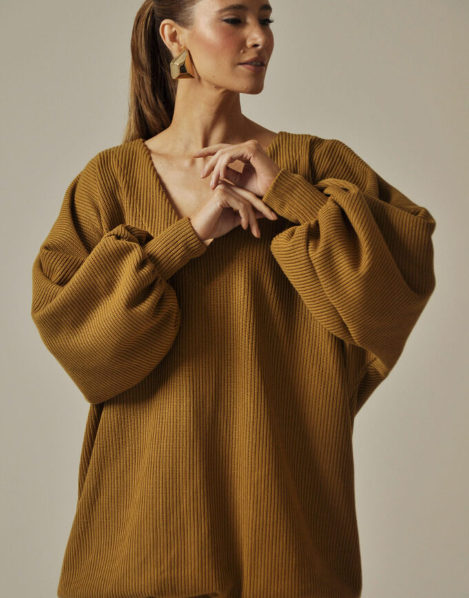 VESTIDO OCHRE