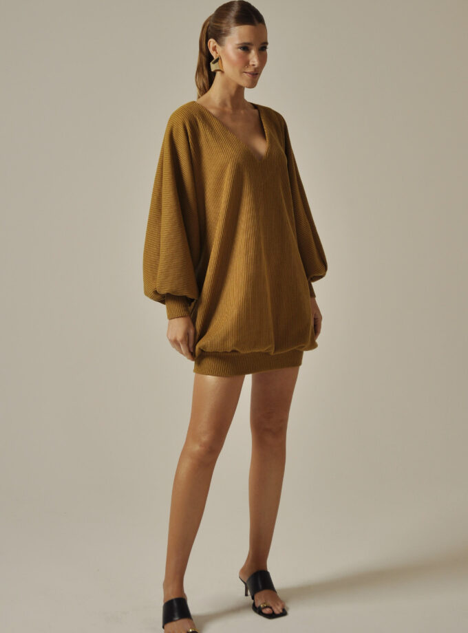 VESTIDO OCHRE